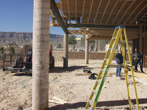 View of patio area