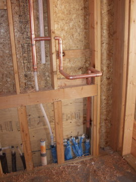 Water system plumbing