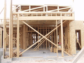 View into master bedroom